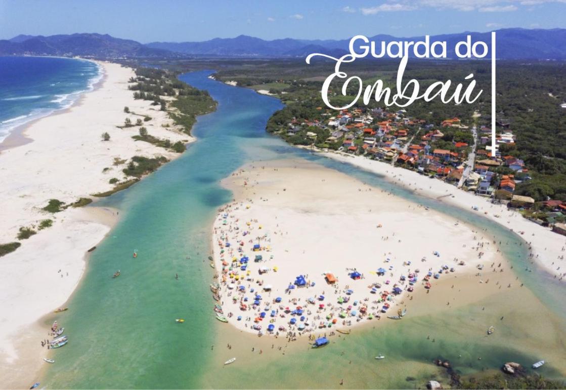 Apto Beira Mar Grande Floripa 팔호카 외부 사진