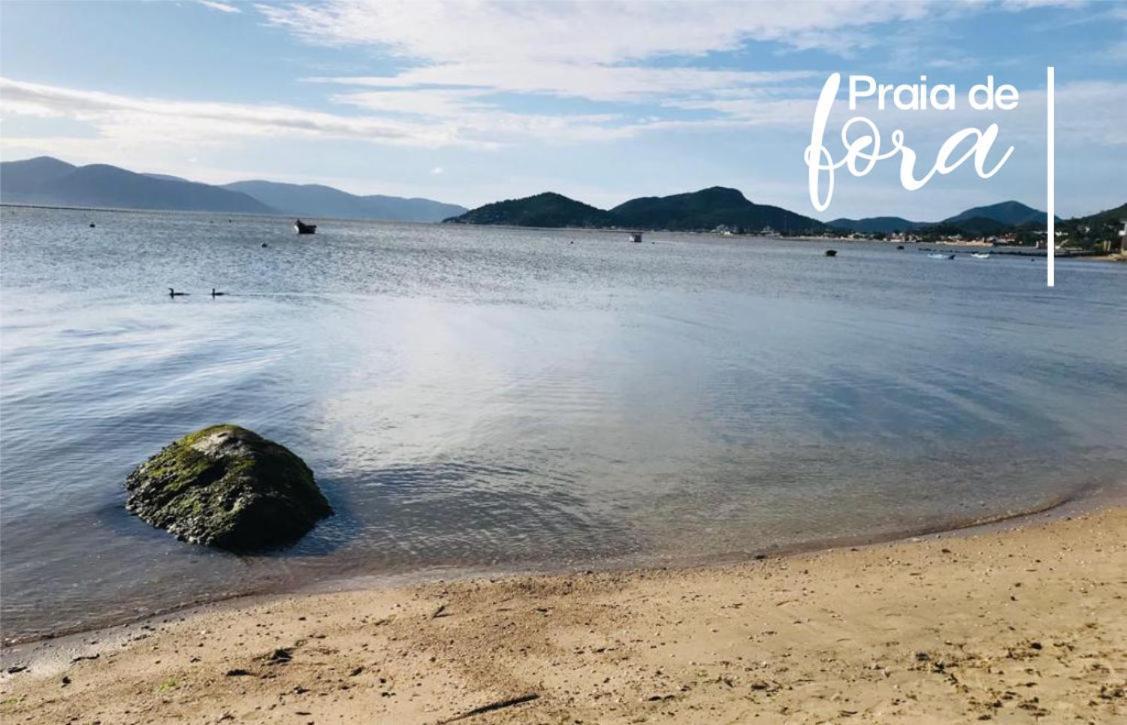 Apto Beira Mar Grande Floripa 팔호카 외부 사진